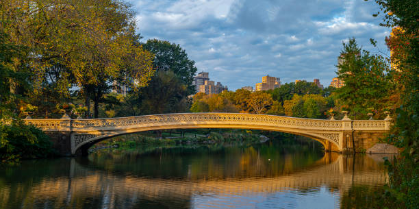 istock Bow bridge in late autumn 1851059484