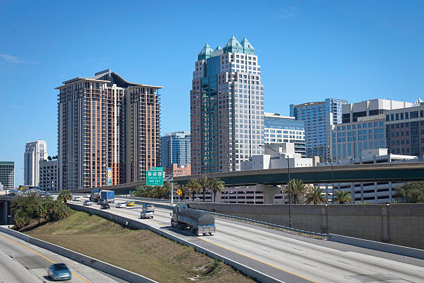 istock Orlando Florida Skyline Viewed From I-4 185106167
