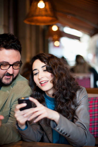 istock Couple Talking, Cafe, Outdoors 185106207