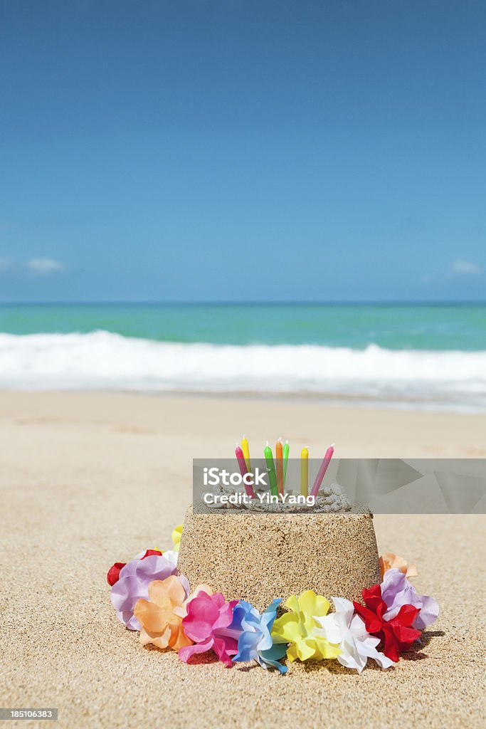 Regalo de cumpleaños de vacaciones en el paraíso Tropical Beach, Vermont - Foto de stock de Cumpleaños libre de derechos