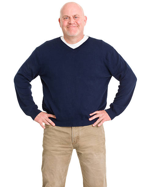 istock Content Mature Man Three Quarter Portrait 185106834