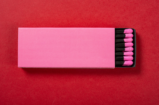 Pink pencil on pink.