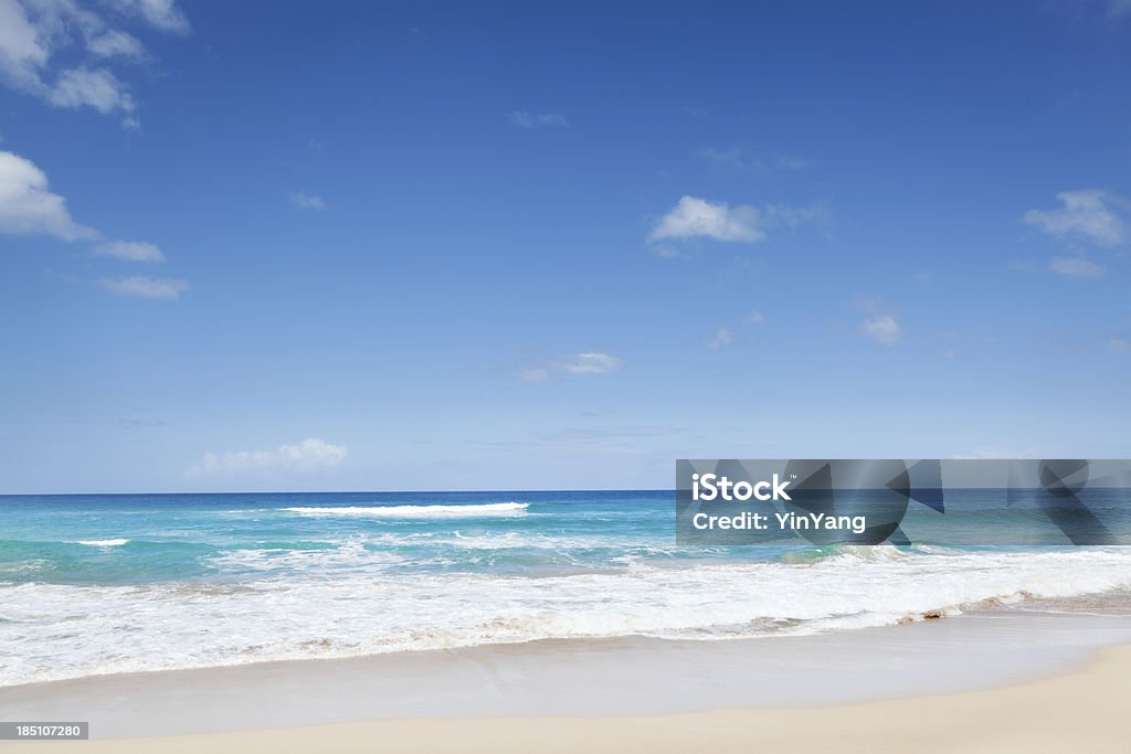 Paradis Tropical, sur la plage de Polihale à Kauai, Hawaï - Photo de Destination de voyage libre de droits