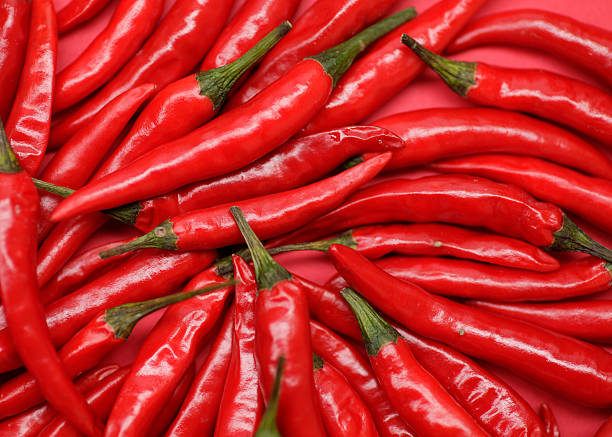 Chili background stock photo