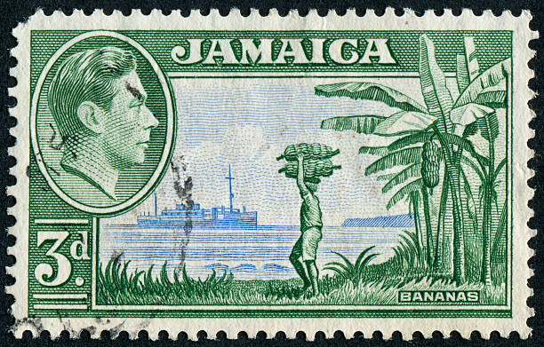 istock Jamaican Bananas Stamp 185107645
