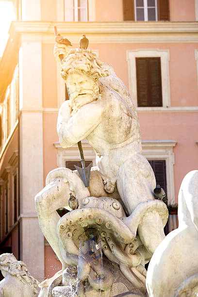 istock Fountain of Neptune In Rome 185107651