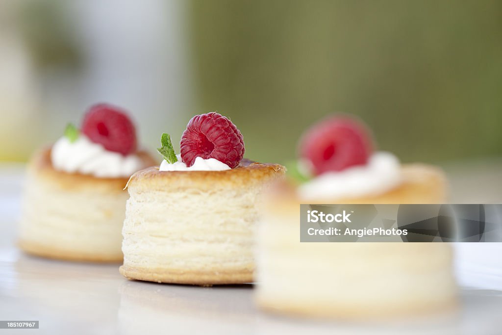 Tortas de framboesa fresca - Foto de stock de Assado no Forno royalty-free
