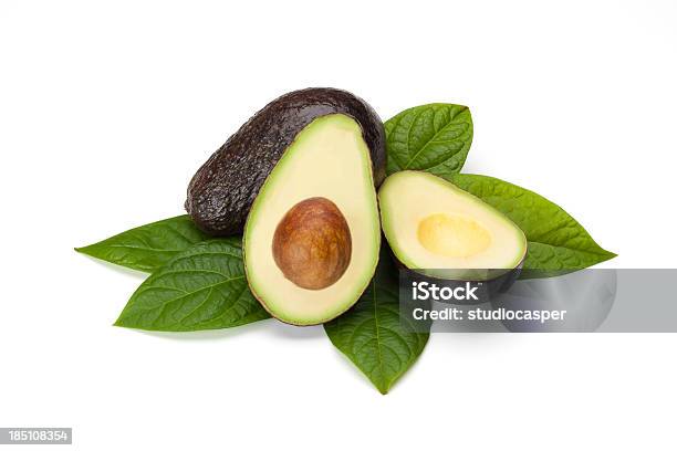 Avocado - Fotografie stock e altre immagini di Avocado - Avocado, Foglia, Alimentazione sana