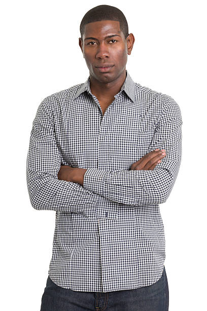 istock Serious Young Man With Arms Crossed 185108377