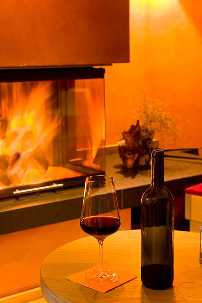 istock Cosy Enjoyment of Wine 185108396