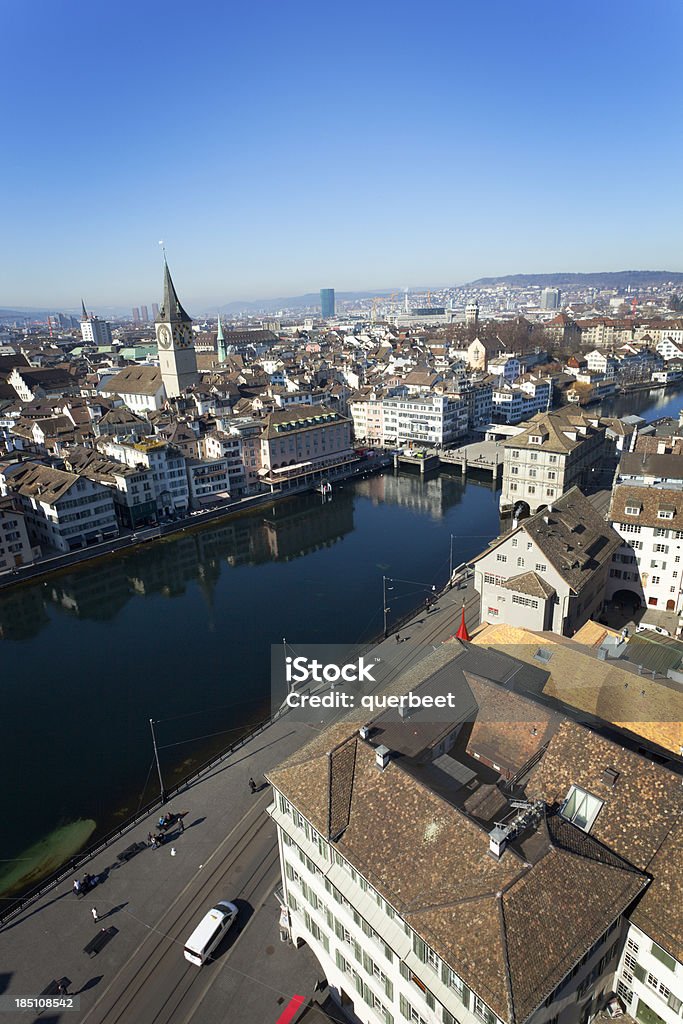 Skyline von Zürich - Lizenzfrei Architektur Stock-Foto