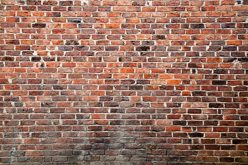 The old red brick wall