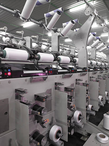 usine textile (cliquez pour en savoir plus) - textile machinery photos et images de collection