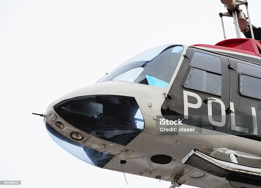 Helicóptero da polícia - Royalty-free Força policial Foto de stock