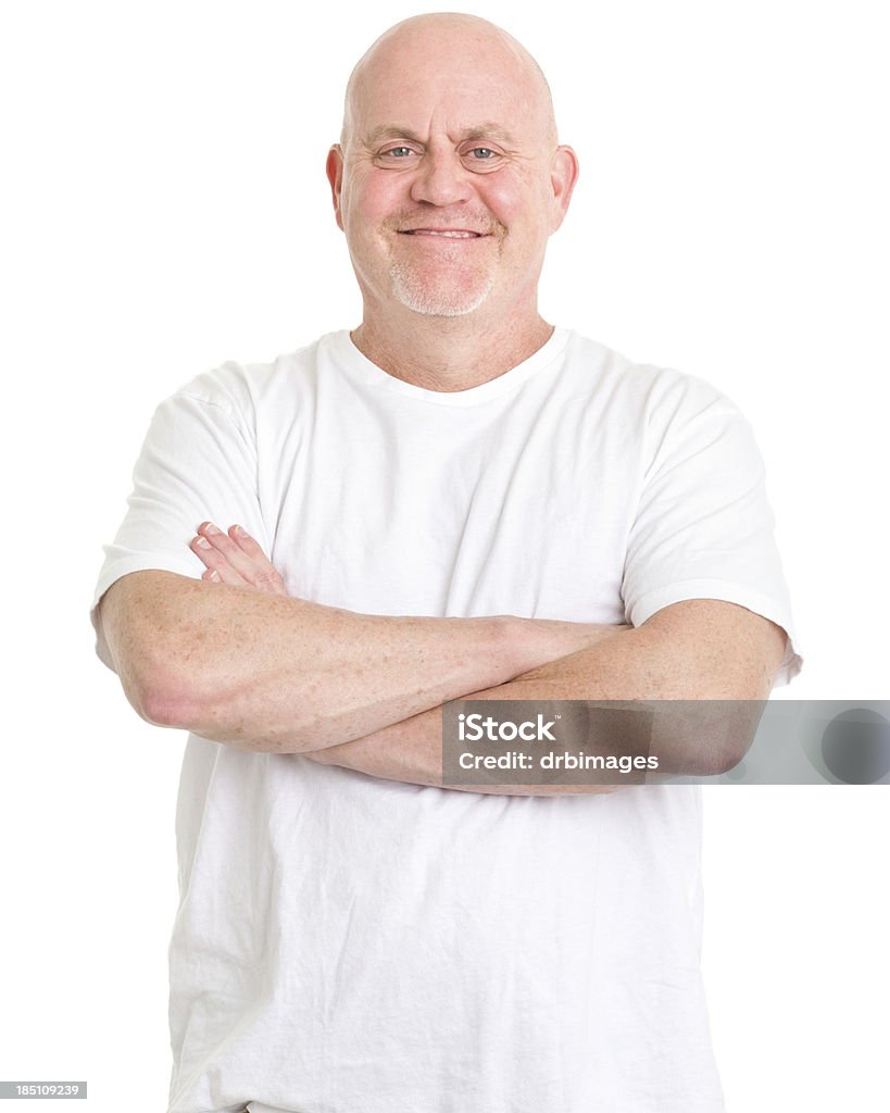 Hombre maduro con brazos cruzados - Foto de stock de Hombres libre de derechos