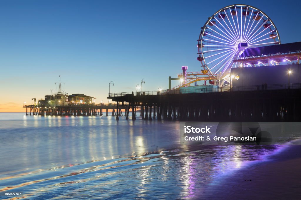 Santa Monica Pier - Lizenzfrei Santa Monica-Pier Stock-Foto