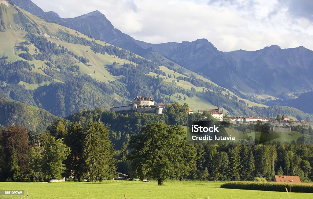 Гора Швейцария - Стоковые фото Автомобиль роялти-фри