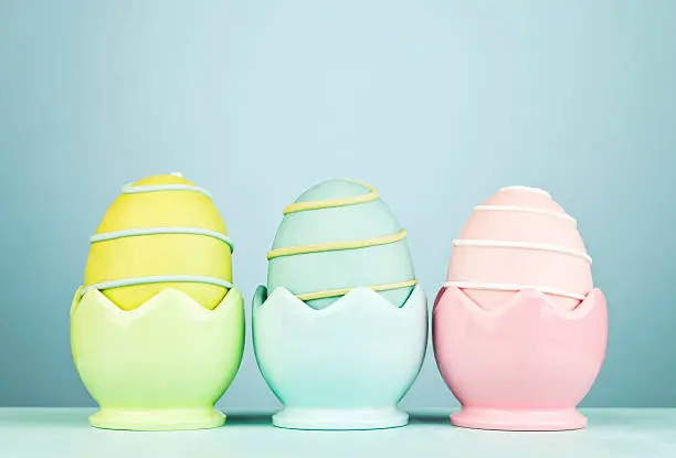 Easter Eggcups and Eggs