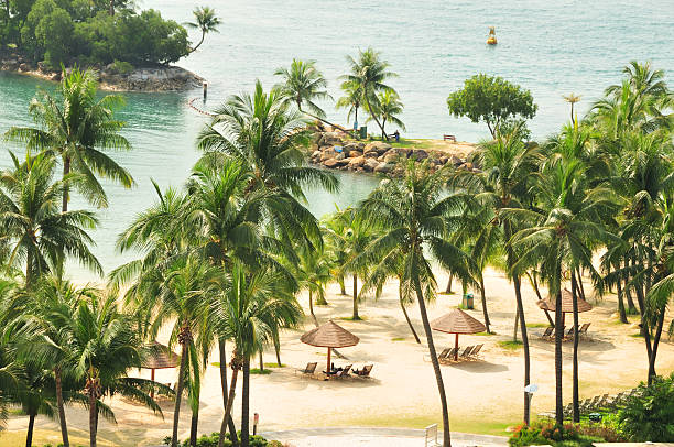 istock Beach Resort on Sentosa Island, Singapore 185110456