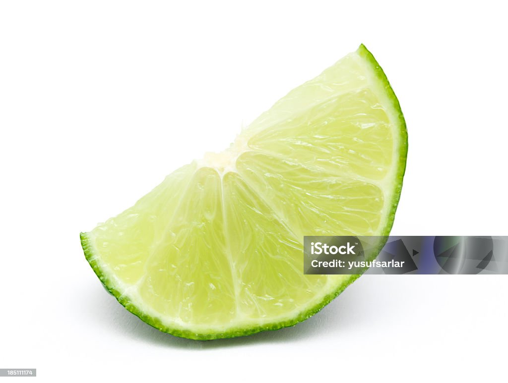 Lime Slice Lime Slice Isolated on White Background Lime Stock Photo