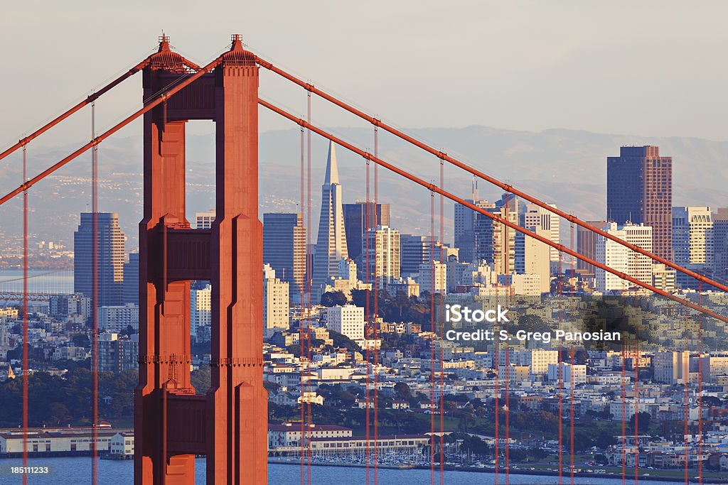 Golden Gate Bridge - Lizenzfrei Architektur Stock-Foto