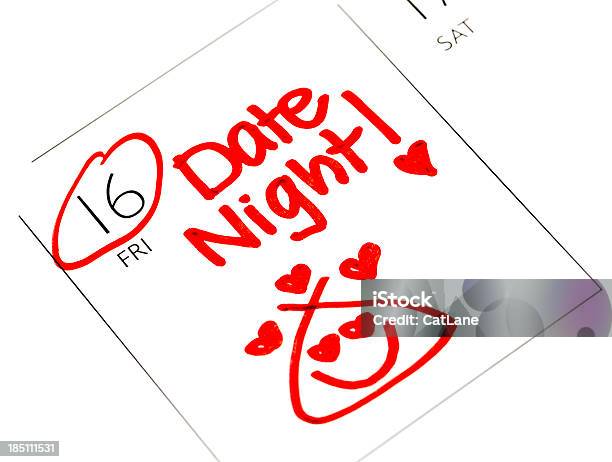 Foto de Data Noite e mais fotos de stock de Date Night - Romance - Date Night - Romance, Calendário, A Data