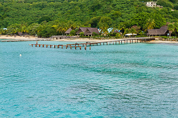 "resort canouan" - ilha mayreau - fotografias e filmes do acervo