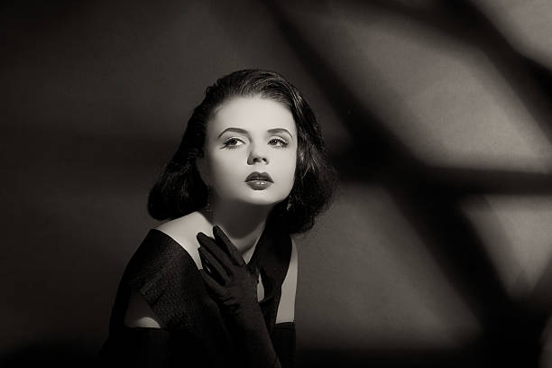 istock Portrait in film noir. 185111774