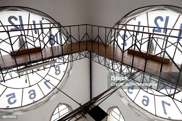 Inside Of A Clock Tower Stock Photo - Download Image Now - Clock Tower, Indoors, Inside Of