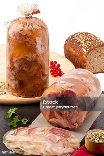 White Headcheese Stock Photo - Download Image Now - Beef, Bread, Brown Bread