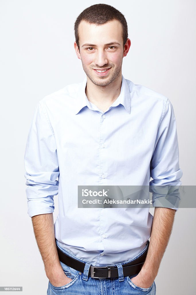 Casual giovane uomo - Foto stock royalty-free di Tutti i tipi di top