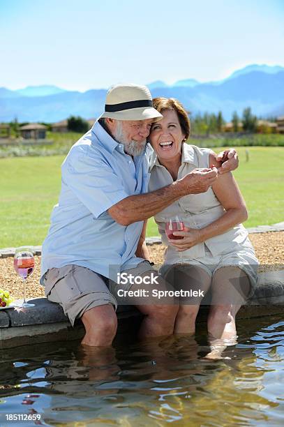 Senior Par Divertirsal Aire Libre Foto de stock y más banco de imágenes de 60-64 años - 60-64 años, 60-69 años, 65-69 años