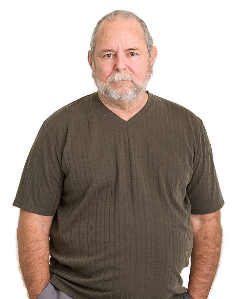 Portrait of a senior man on a white background. http://s3.amazonaws.com/drbimages/m/nb.jpg