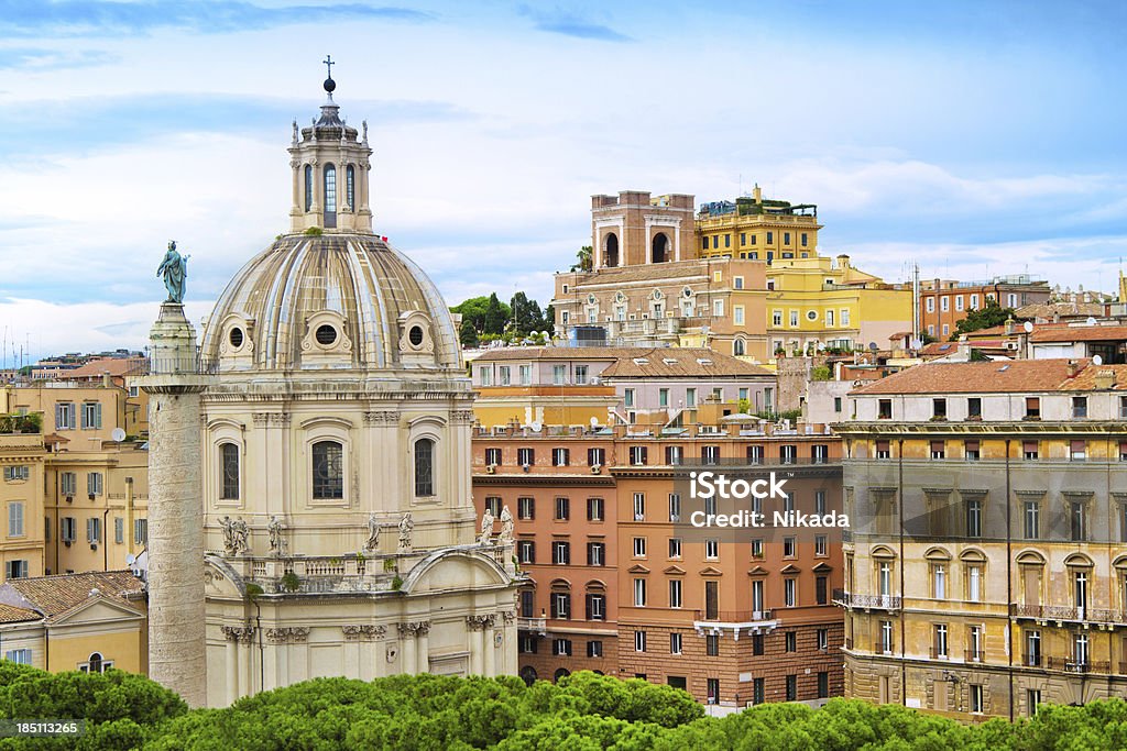 Vista de los edificios de la ciudad de Roma, Italia - Foto de stock de Aire libre libre de derechos