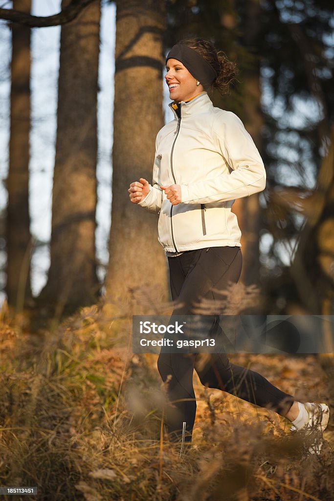 Outono jogging - Royalty-free 20-29 Anos Foto de stock