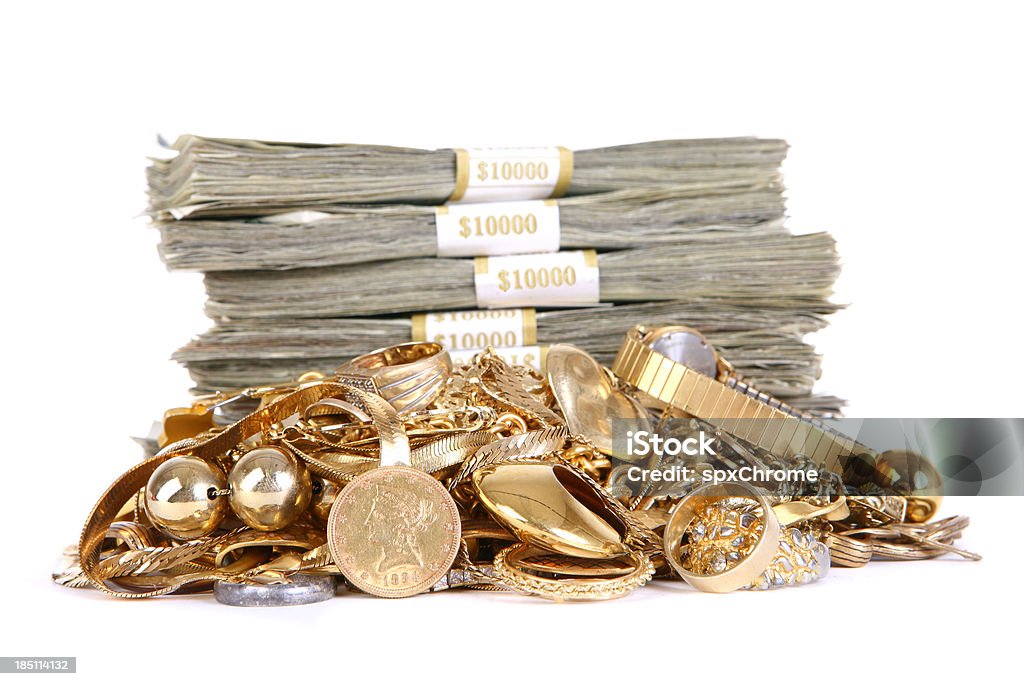 Dinheiro de Ouro - Royalty-free Joias Foto de stock