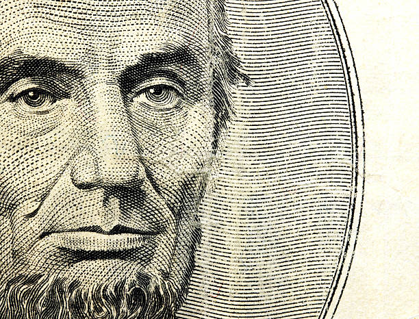 Abraham Lincoln  us paper currency photos stock pictures, royalty-free photos & images