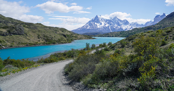 Road trip in Torres del Paine National Park, Chile.