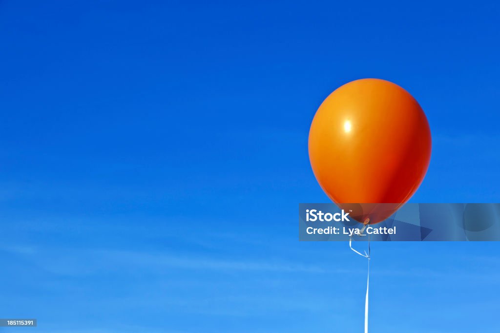 Orange Heißluftballon # 1 XXXL - Lizenzfrei Luftballon Stock-Foto