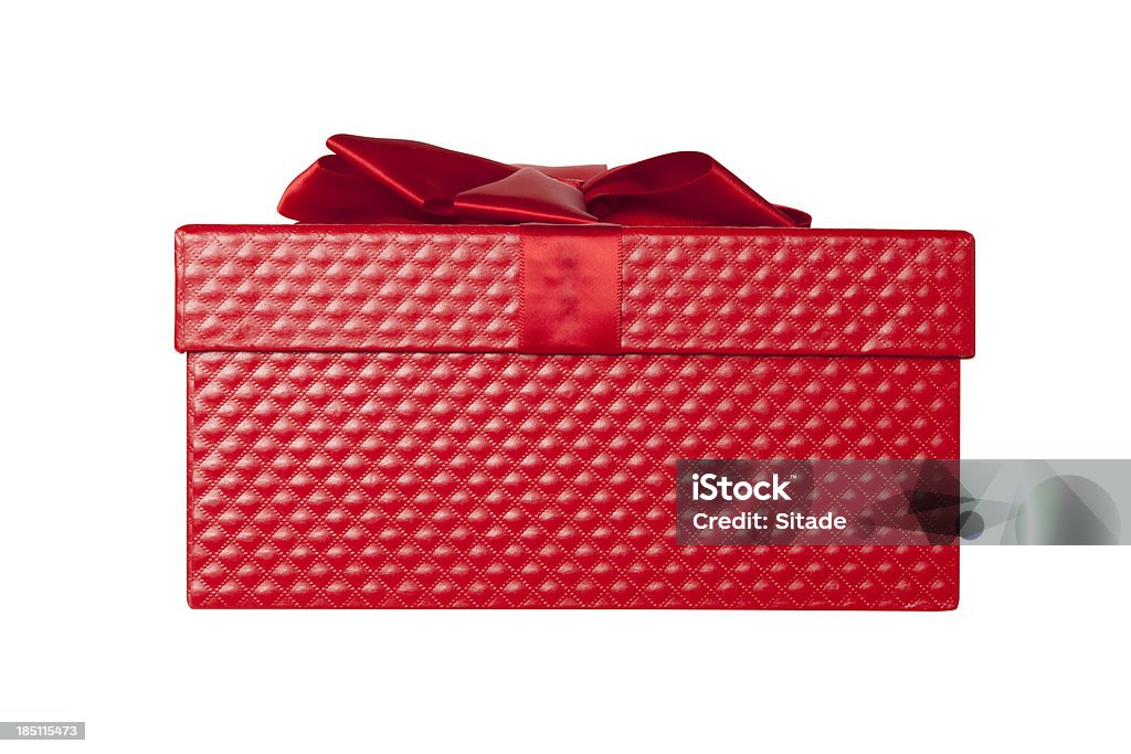 Geschenkbox mit Clipping Path - Lizenzfrei Band Stock-Foto