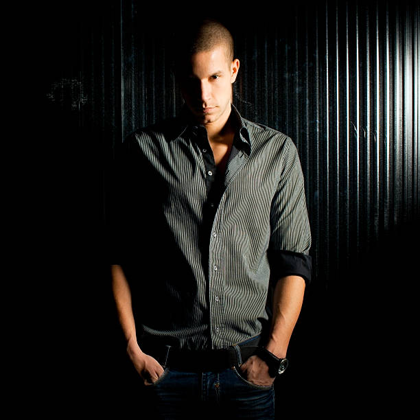 istock Fashion male model 185116127