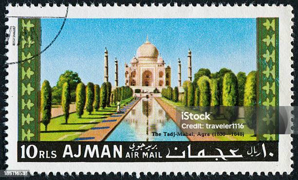 Taj Mahal Stamp Stockfoto und mehr Bilder von Briefmarke - Briefmarke, Indien, Agra