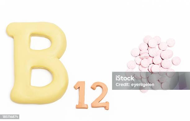 Vitamin B12 Stock Photo - Download Image Now - Vitamin B, Number 12, Letter B