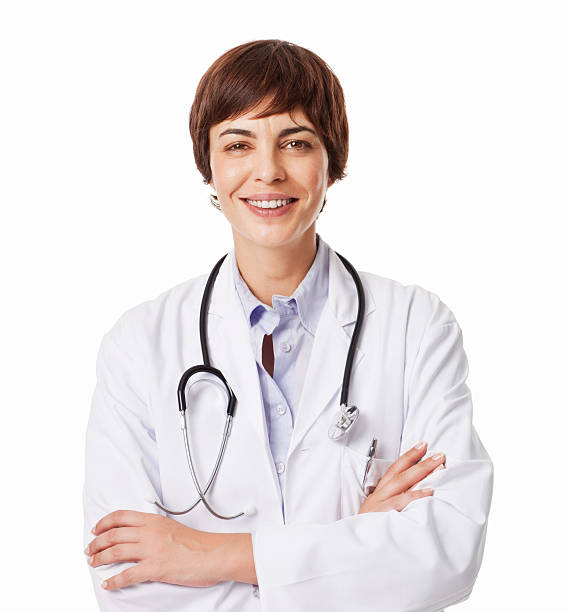 istock Happy Female Doctor - Isolated 185116950