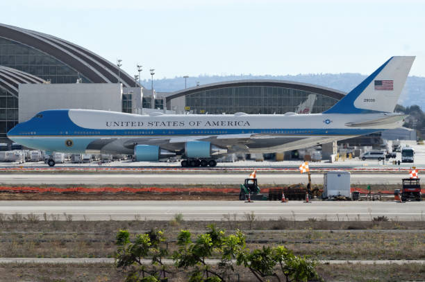 에어포스원 보잉 vc-25 - air force one 뉴스 사진 이미지