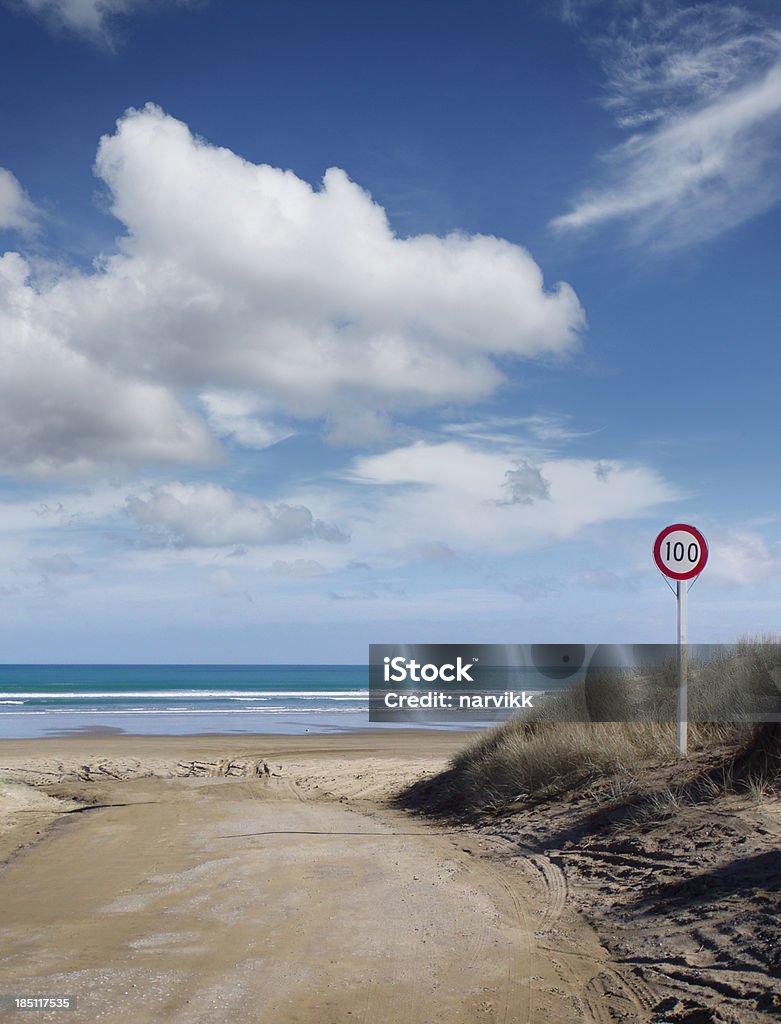 Ninety Mile Beach "Ninety Mile Beach, New Zealand, famous tourist destination. See my other photos from New Zealand:" 1990-1999 Stock Photo