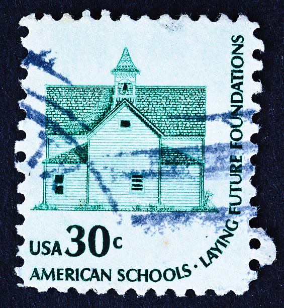 istock American Schools Stamp 185118010
