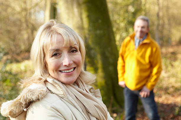 istock Senior couple outdoors in winter 185118245