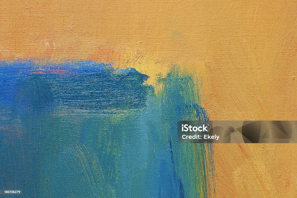 Abstrato, amarelo e azul de fundo de arte. - Royalty-free Abstrato Foto de stock