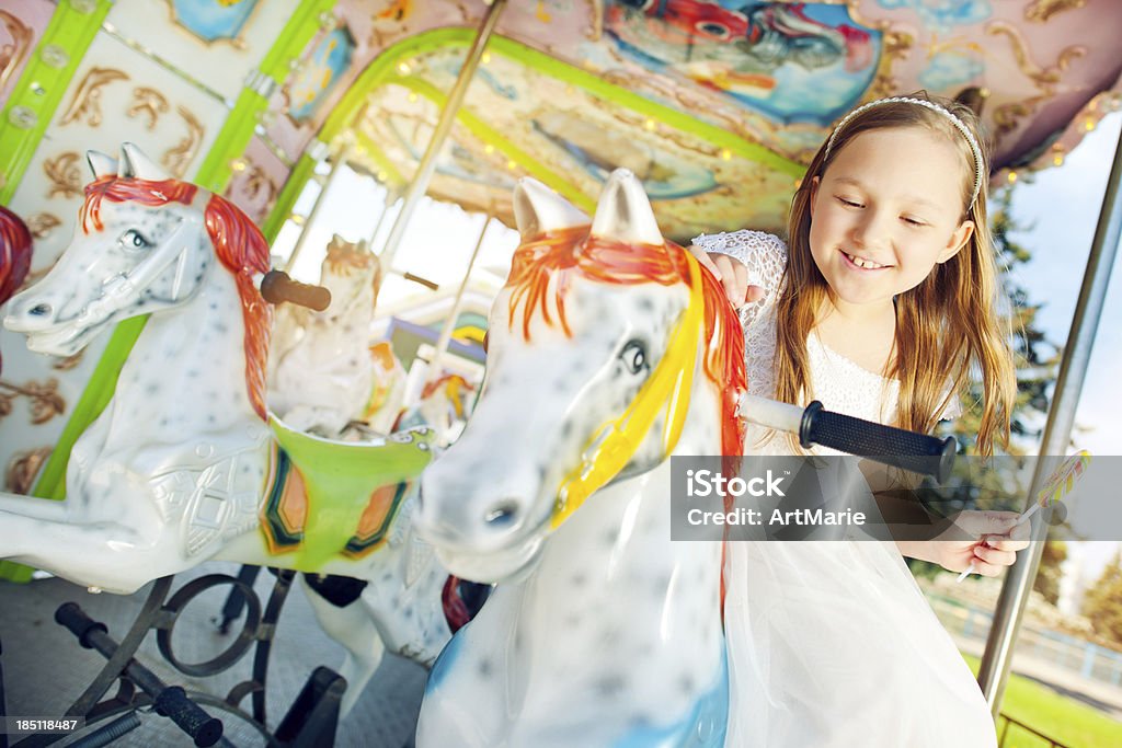 Carrusel Ride - Foto de stock de 8-9 años libre de derechos